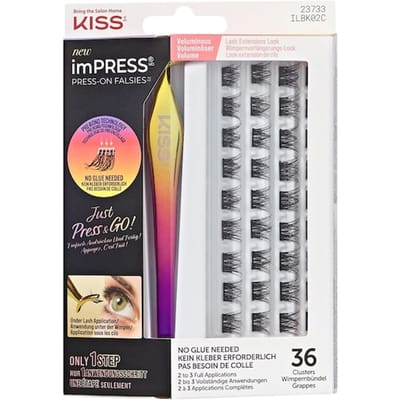 KISS imPRESS Press-On Falsies Voluminous Lash Extension Look Kunstwimpers Dames