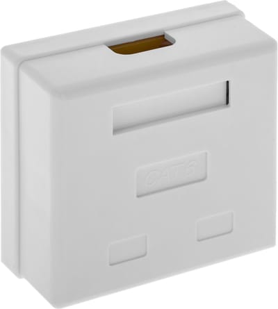 BeMatik - 2 RJ45 Cat.6 UTP-oppervlaktedoos