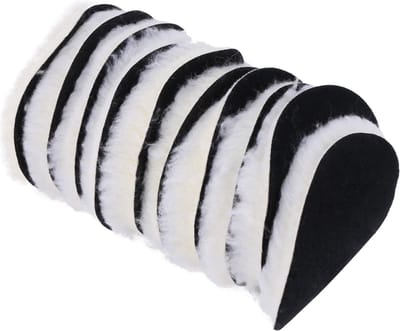10 Stuks 125 Mm - Auto Polijsten Pad - 5 "Inch Polish Waxen Pads - Wol Polijstmachine - Motorkap Auto Verf Zorg - wol Polijsten Pad