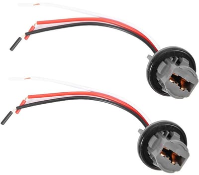 Dailygoods - Auto Licht Connector Harnas - Eenvoudige Installatie - Kunststof Koper - LED Remlicht Connector - Veilig voor jouw auto - 2 Stuks