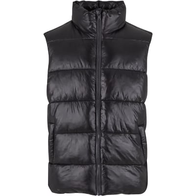 Urban Classics - Recycled Big Puffer Mouwloos jacket - L - Zwart