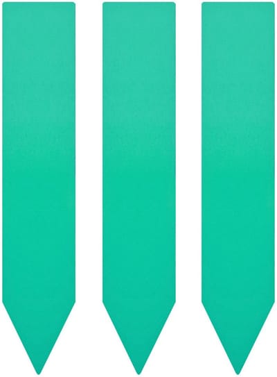 CombiCraft steeketiketten van PVC 20 x 100 mm groen - 100 stuks