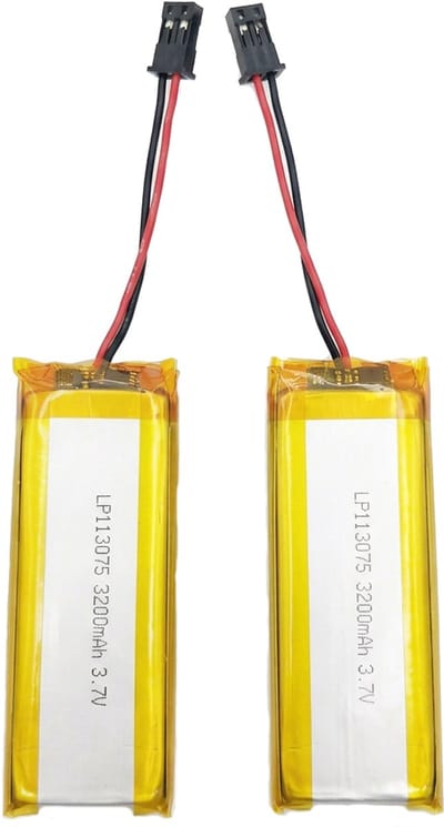 LiPo Accu - 3.7v - 3.7volt - 3200mah - Universeel - Drone - RC Modelbouw - Per 2 stuks geleverd