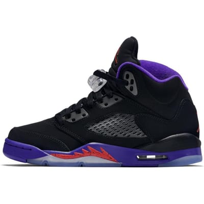 Jordan 5 Retro Fierce Purple GS 440892-017 39 black