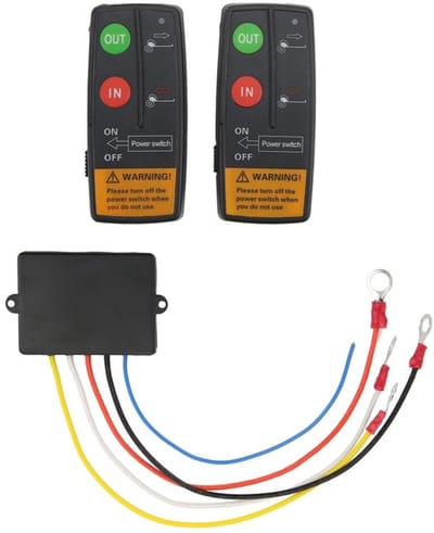VT Goods - Draadloze Lier Afstandsbediening Kit - Handheld 12V 24V