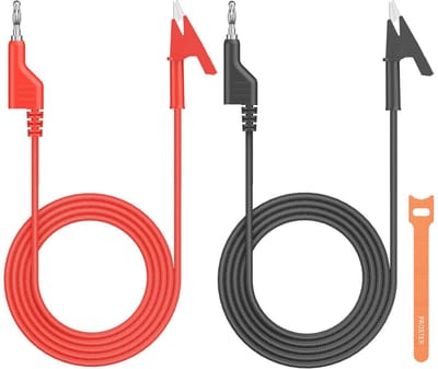 Multimeter Meetkabels 4mm Bananenplug voor Krokodillenclips 20A 1000V