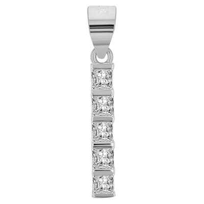 AKZENT Akzent dames hanger "Ragna" aus 925 Sterlingzilver, gerhodineerd, duurzaam