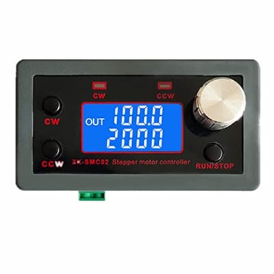 Geïntegreerde Stappenmotorbesturing met HD-LCD Display - Vooruit/Achteruit, Impulssnelheid, Hoekbesturing, PLC, Serie Communicatie