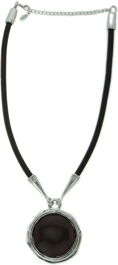 Behave - Ketting Dames- Grote Donker Bruine Ronde hanger