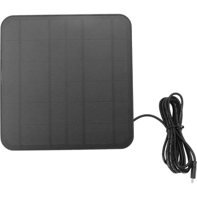 Zonnepaneel 6V 5W Type C-poort IP65 Waterdicht 360 graden draaibaar voor Reolink-camera gray