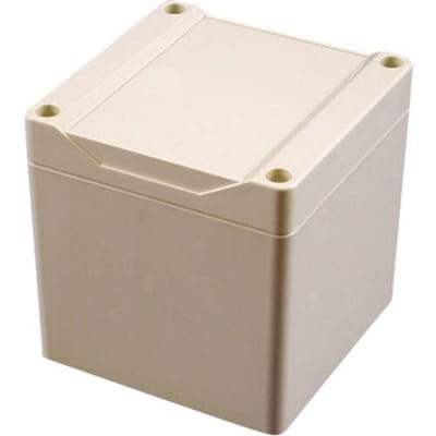 Hammond Electronics 1555EEGY Universele behuizing 90 x 90 x 90 Polycarbonaat Grijs 1 stuk(s)