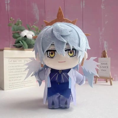 Honkai Star Rail Sunday Cosplay Pluche Poppen Zacht Spel Sunday Kostuum Katoen Cartoon 20Cm Poppen Speelgoed Vakantiecadeaus Verjaardag Kerst 20cm gray
