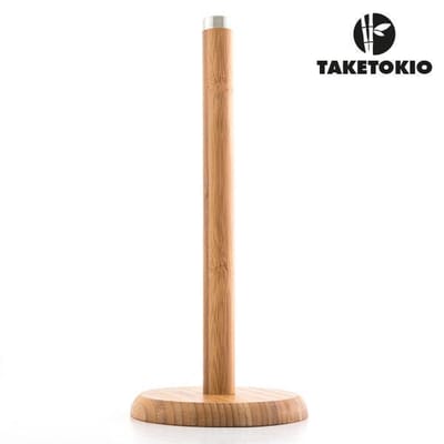 Excellent Houseware Keukenrolhouder - Bamboe