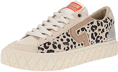 Palladium 94663-243-M Ace Lo Mix Wild S - Damestrainers - Tropisand-Leopard-M