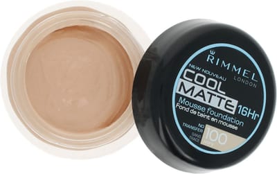 Rimmel Cool Matte Mousse 16HR Foundation - 100 Ivory