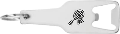 Akyol - badminton flesopener - Badminton - sporters - inclusief kaart - sport cadeau - sporten - badminton cadeau - leuk kado voor je sporter om te geven - 105 x 25mm