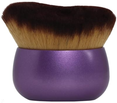 Makeup Blend & Blur Extra Grote Lichaamskwast - voor Zelfbruiner Beenmake-up & Bronzer Zelfbruiner Applicator - Poeder Foundation Blusher Bronzer Massager voor Gezicht - 1 stuk(Paars)
