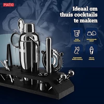 cocktailshaker set - Premium cocktailshakerset, 17