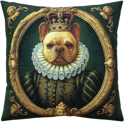 Clayre & Eef Sierkussen 45x45 cm Groen Polyester
