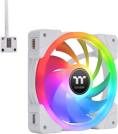 PC Ventilator Pack - Computer Koeler - Behuizing Koeling - RGB Verlichting - 14 cm - Wit