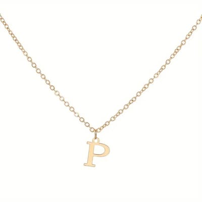Livano Ketting - Dames - Staal - Nep zilver - Met Hanger - Nep Goud - P