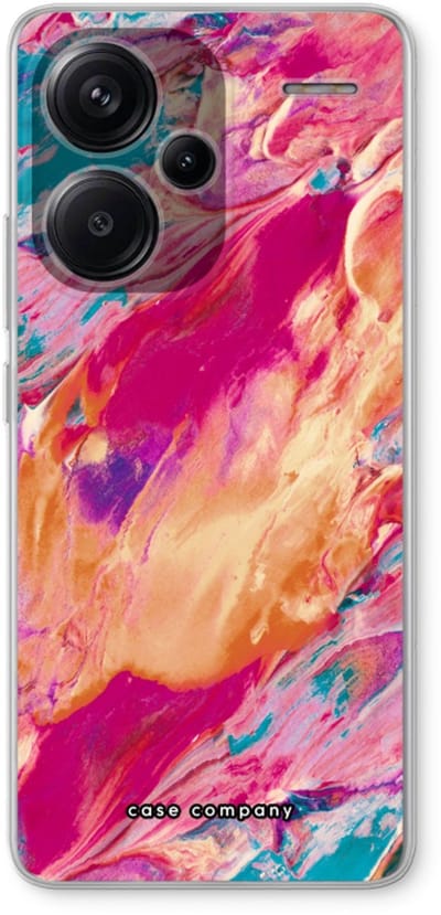 Case Company® - Hoesje geschikt voor Xiaomi Redmi Note 13 Pro plus hoesje - Pastel Echoes - Soft Cover Telefoonhoesje - Bescherming aan alle Kanten en Schermrand