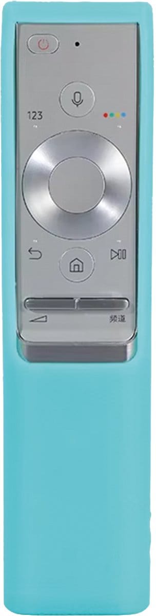 Ibley Beschermhoes voor Samsung BN59-01358B afstandsbediening – Glow in the dark blauw – Siliconen Remote Case