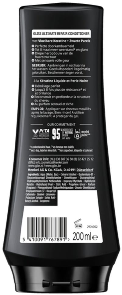 Gliss Kur - Conditioner - Ultimate Repair - 200ml