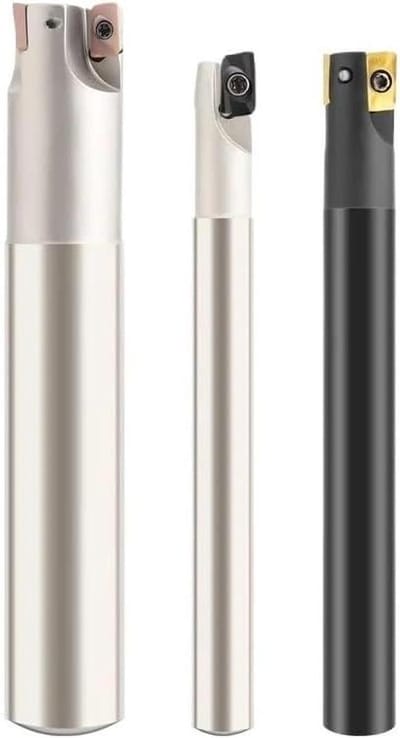 Freeshouder - Draaibank accessoire - Metaalbewerking - Snelle materiaalverwijdering - 130mm lengte - Zilverkleurig