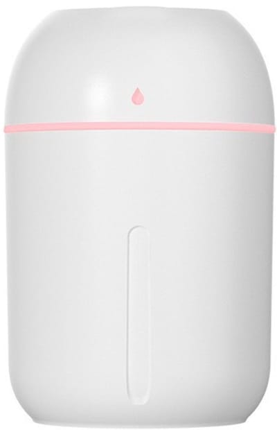 Draagbare Mini-luchtbevochtiger – Compacte Luchtbevochtiger met Koele Nevel – Mini Luchtbevochtiger – USB Humidifier – 330ml – Voor Slaapkamer, Kantoor & Studentenkamer – Wit