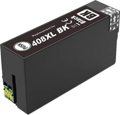 Inktcartridge Geschikt voor Epson 408XL | 1x Zwart Geschikt voor Epson Workforce Pro WF C4810 Series