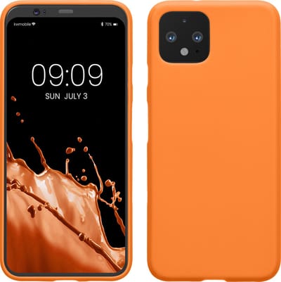 kwmobile telefoonhoesje geschikt voor Google Pixel 4 - Hoesje voor smartphone - Back cover in fruitig oranje