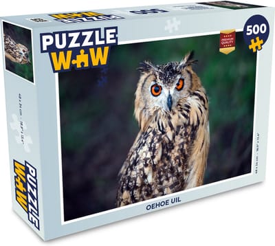 Puzzel Oehoe uil - Legpuzzel - Puzzel 500 stukjes