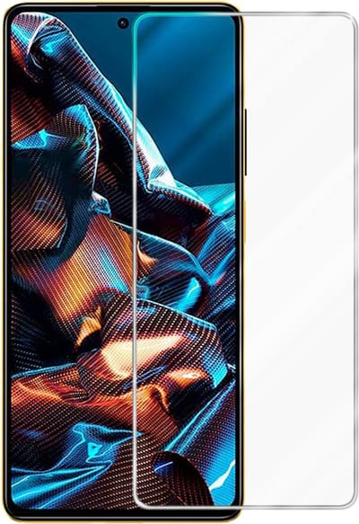 Cadorabo Screenprotector geschikt voor Xiaomi Poco X5 Pro 5G - Pantser film Beschermende film in KRISTALHELDER Geharde (Tempered) display beschermglas in 9H hardheid met 3D Touch