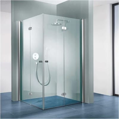 Steinkamp Living corner entry revolving folding door 100 x 100 x 200 cm incl. easypearl HSTEEDFT019-41-200