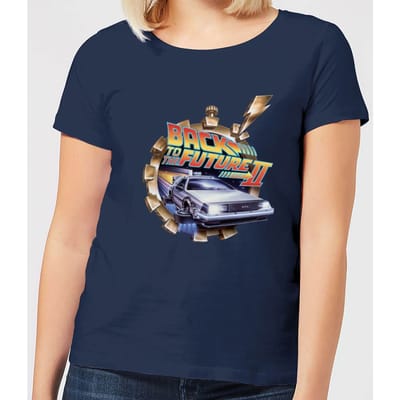 Back to the Future Clockwork Dames T-shirt - Navy - S