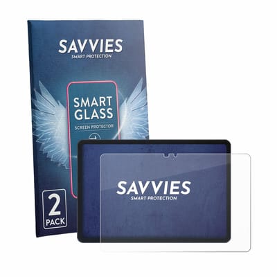 2 Stuks Savvies Screenprotector - geschikt voor Infinix XPAD 30E - beschermfolie glas transparant