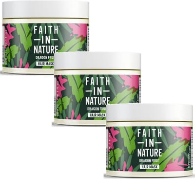 FAITH IN NATURE - Hair Mask Dragon Fruit - 3 Pak