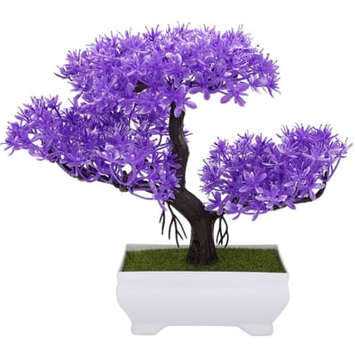 Kunstmatige Bonsai Nep Bloesem Bloem Potplant Huis Kantoor Decor groen