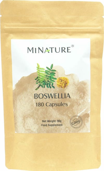 Boswellia Capsules 180 stuks - 450mg Poeder van Boswellia Serrata per Vegan Capsule - 100% Plantaardig - Frankincense, Wierook