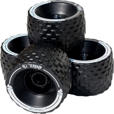 MBS all terrain wheels 100mm black (4 pcs)