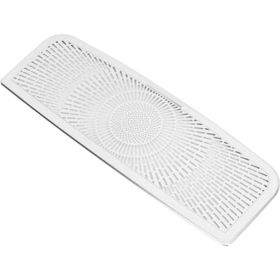 Cache de lampe de lecture avant intérieure en acier inoxydable de remplacement pour Benz Classe S W221 2008‑2013 white