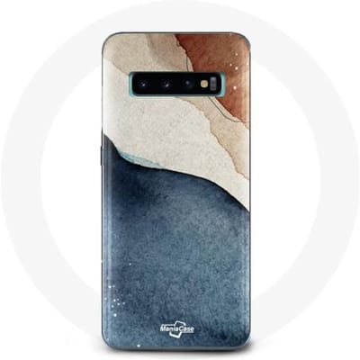 Hoesje voor Samsung Galaxy s10 edge abstracte textuur achtergrond