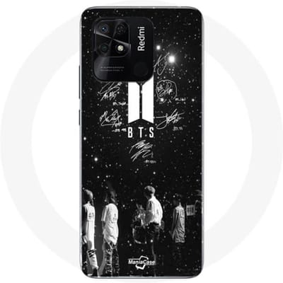 Coque - BTS - Xiaomi Redmi 10C - Souple - Noir - Membres BTS