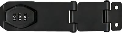 Combinatievergrendeling - Draaibaar slot - Laden beveiligen - Sleutelloos design - 4 inch - Zwart