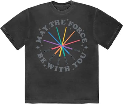 Disney Star Wars - Rainbow Sabers Heren T-shirt - S - Zwart