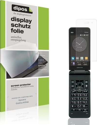 dipos – 4x Matte Beschermfolie geschikt voor Kyocera Gratina KYF44 | Krasbestendige & antireflecterende Screenprotector Ultra-Thin