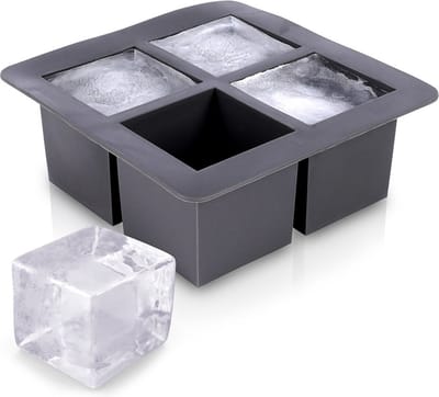 Ijsblokjesvorm Silicone XXL 15,5x15,5x6 cm - Ijsblokjes