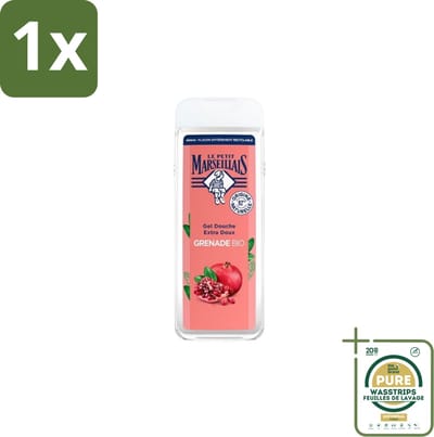 1 x Le Petit Marseillais – Douchegel – Grenade Bio – 400 ml- Douchegel - Biologische Douchegel - Granaatappel Douchegel - Natuurlijke Douchegel - Gezond Douchegel
