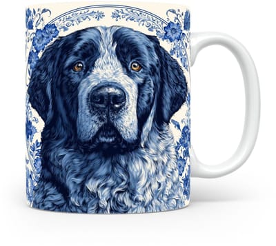 Mok Leonberger Beker voor koffie of tas voor thee, cadeau voor dierenliefhebbers, moeder, vader, collega, vriend, vriendin, kantoor, opa, oma, hond, kerst, sinterklaas, verjaardag